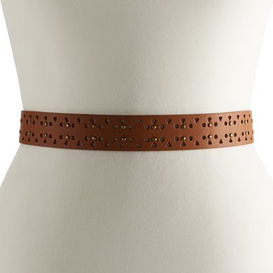 Women's Sonoma Goods For Life® Perforated & Studded Belt