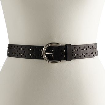 Women's Sonoma Goods For Life® Perforated & Studded Belt