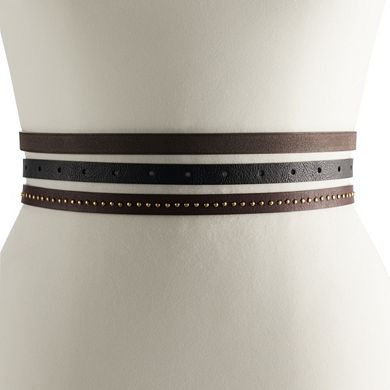 Women's Sonoma Goods For Life® 3-for-1 Thin Belt Set