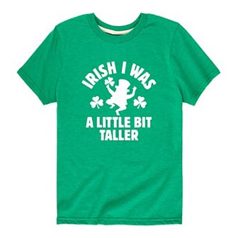 Boys 8-20 Irish I Was A Little Taller Graphic Tee