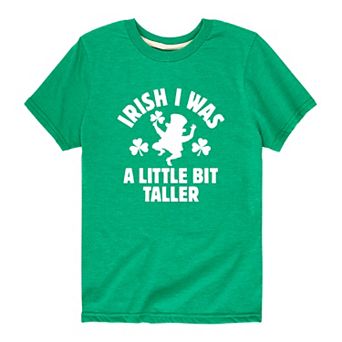 Boys 8-20 Irish I Was A Little Taller Graphic Tee