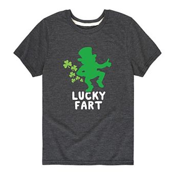 Boys 8-20 Lucky Fart St. Patricks Day Graphic Tee