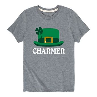 Boys 8-20 Leprechaun Hat Charmer Graphic Tee