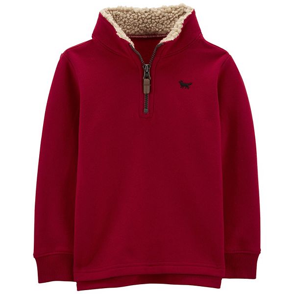 Baby Boy Carter's Quarter Zip Fleece Pullover