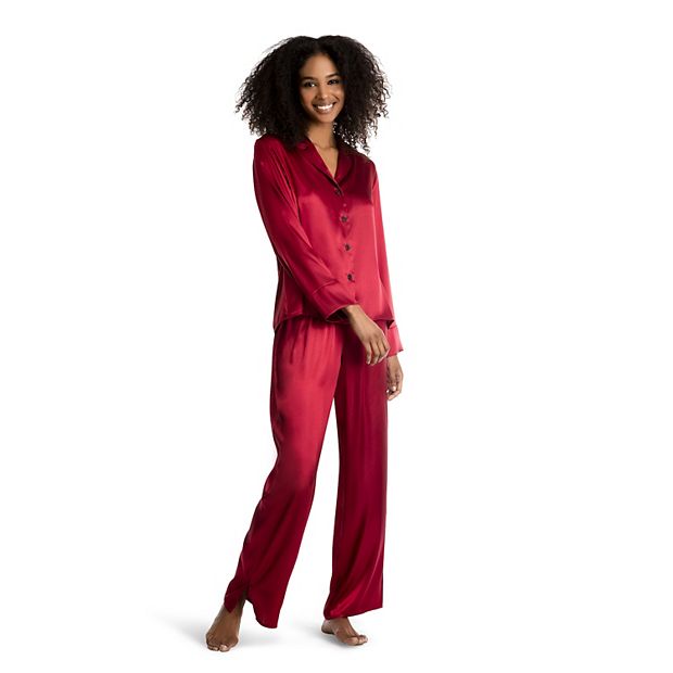 Lilac silk pajamas hot sale