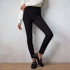 Lauren Conrad : black sunglasses, black sweater, black pants, black Balenciaga  bag & tan ankle boots