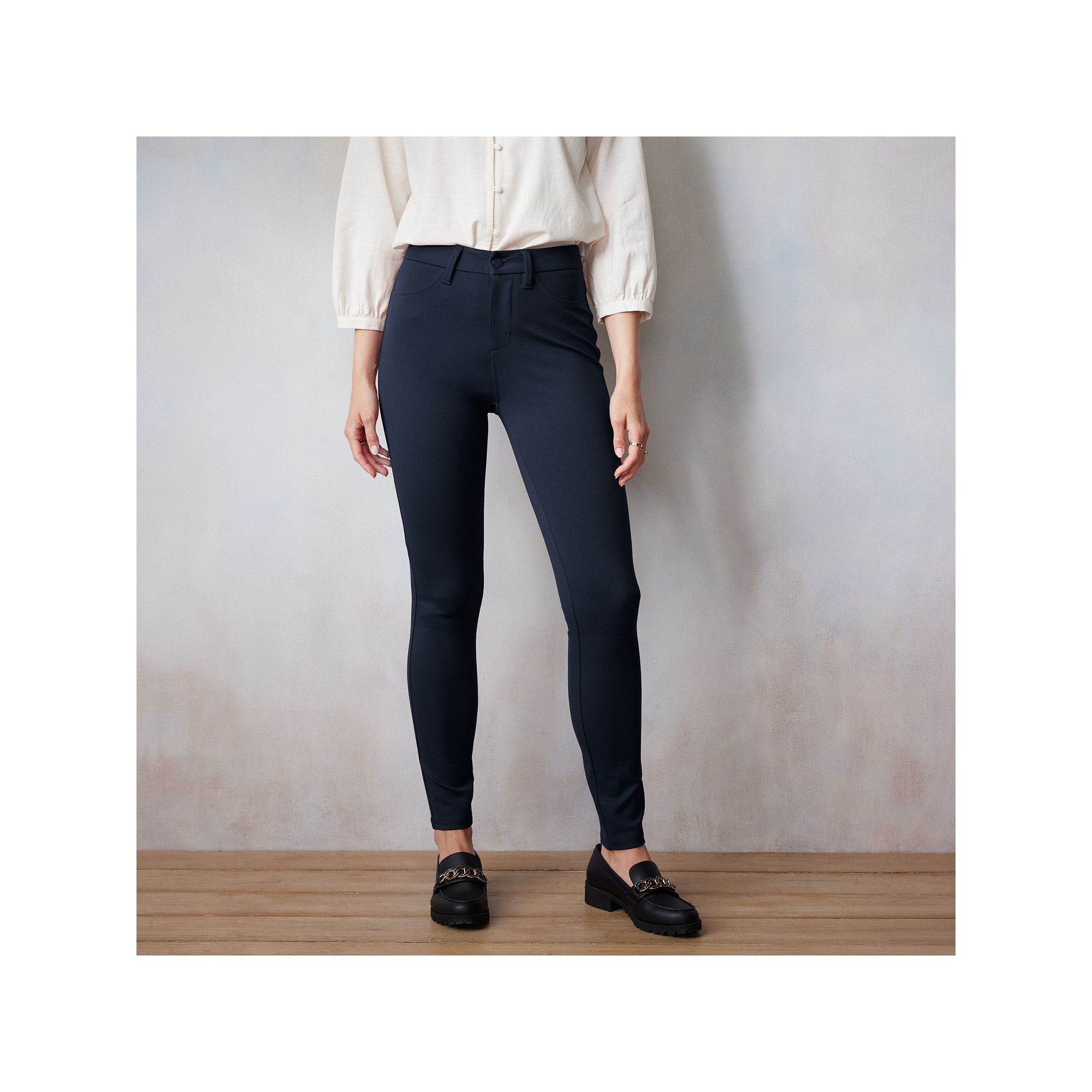 Petite LC Lauren Conrad High-Waisted Super Skinny Ponte Pants, Womens, Siz