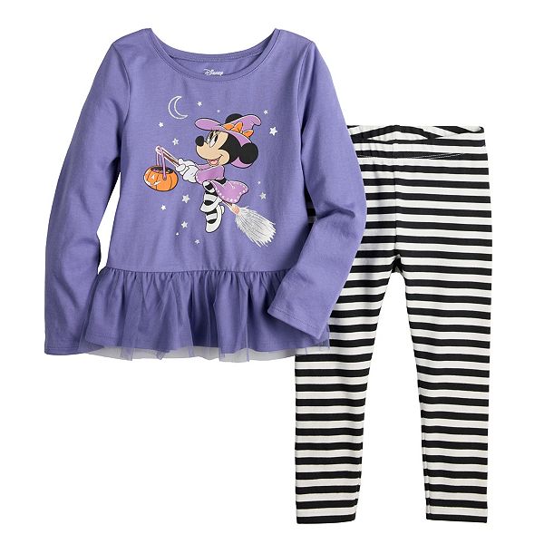Minnie Mouse toddler girls long sleeved pajamas size 5T 