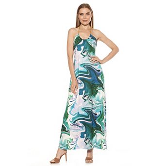 Women's ALEXIA ADMOR Selena Scoopneck Maxi Dress