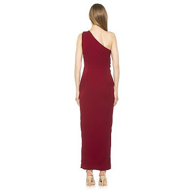 Women's ALEXIA ADMOR Alessi One Shoulder Draped Maxi Dress