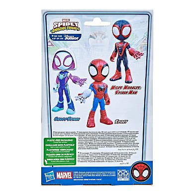 Marvel Spidey and His Amazing Friends Supersized Miles Morales: Spider-Man Action Figure by Hasbro
