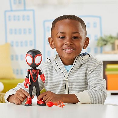 Marvel Spidey and His Amazing Friends Supersized Miles Morales: Spider-Man Action Figure by Hasbro