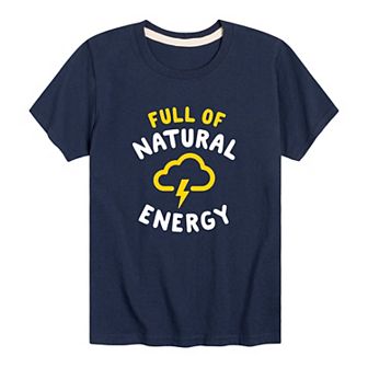 Boys 8-20 Full Of Natural Energy Graphic Tee