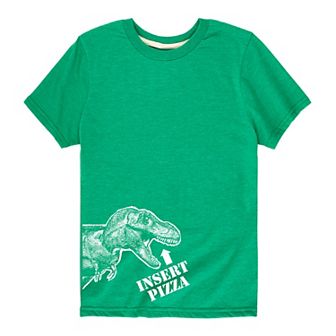 Boys 8-20 Insert Pizza Dinosaur Graphic Tee