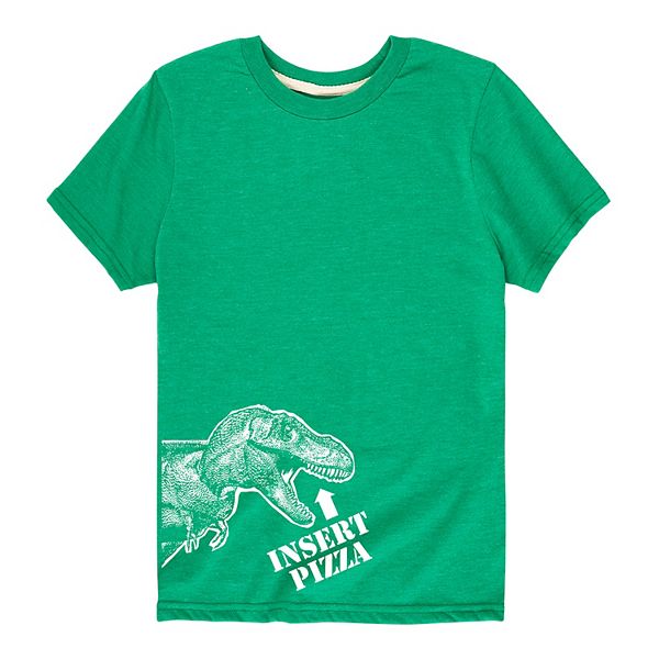 Boys 8-20 Insert Pizza Dinosaur Graphic Tee