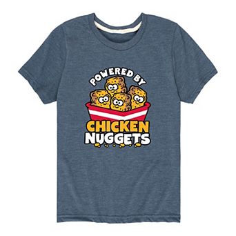 Boys 8-20 Powered By Chicken Nuggets Graphic Tee