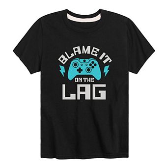 Boys 8-20 Blame The Lag Gaming Graphic Tee
