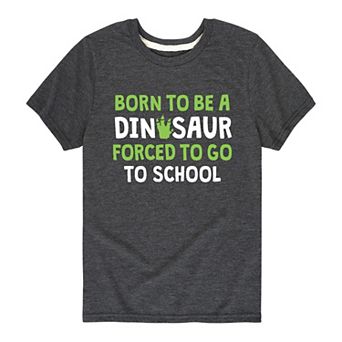 Boys 8-20 Born To Be A Dinosaur Graphic Tee