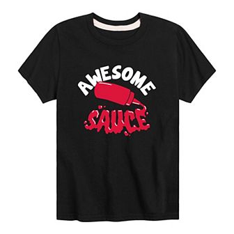 Boys 8-20 Awesome Sauce Ketchup Graphic Tee
