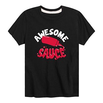 Boys 8-20 Awesome Sauce Ketchup Graphic Tee