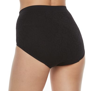 Vanity Fair Seam-Free Floral Jacquard Brief 13096 - Women's
