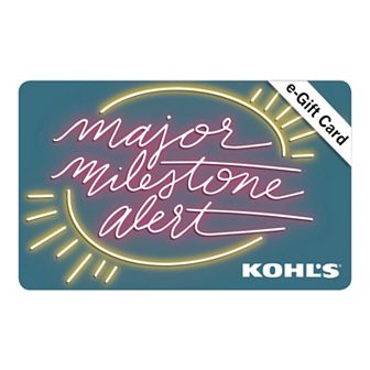 Major Milestone Alert E-Gift Card