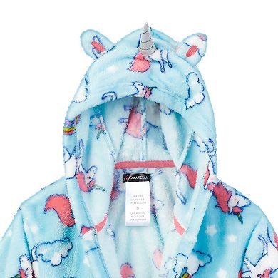 Toddler Girl Cuddl Duds® Unicorn Hooded Robe