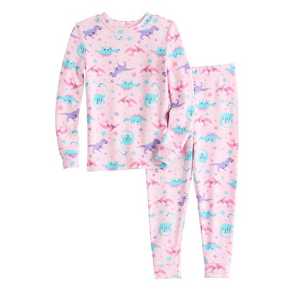 Girls 2024 dinosaur pajamas