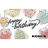 Happy Birthday Cupcakes Gift Card