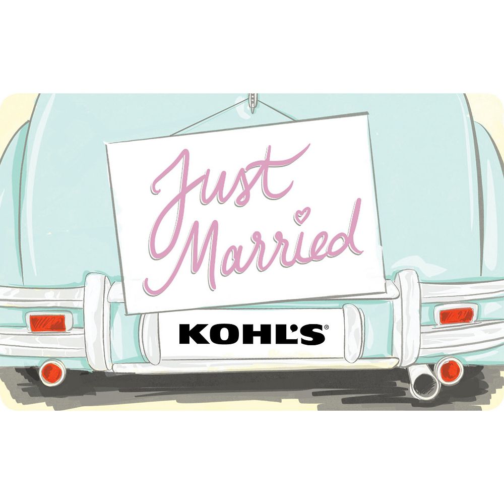 Just Married Gift Card