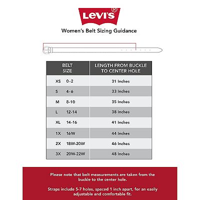 Women's Levi's Casual Leather Jean Belt