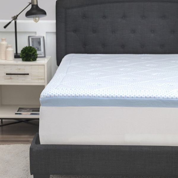 SensorPEDIC SensorCOOL 3" Quilted GelInfused Memory Foam Bed Topper