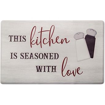 SoHome Cozy Living Seasoned with Love Kitchen Mat