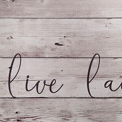 SoHome Cozy Living Live Laugh Love Kitchen Mat