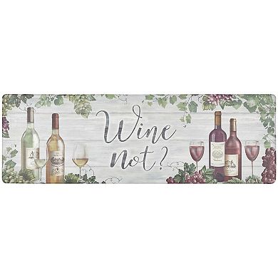 SoHome Cozy Living Wine Not Kitchen Mat