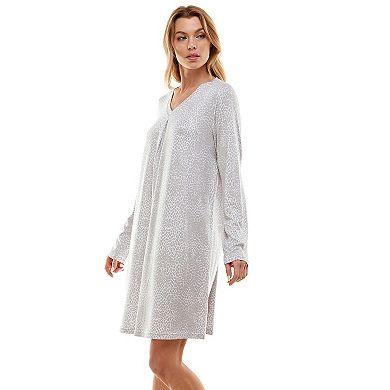 Women's Croft & Barrow® Whisperluxe Long Sleeve Sleepshirt