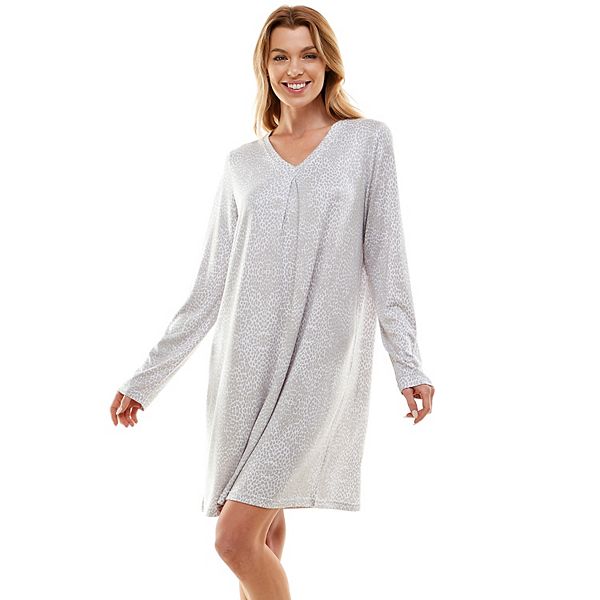 Kohls long hot sale sleeve nightgowns