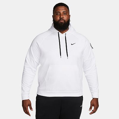 Nike therma white hoodie online