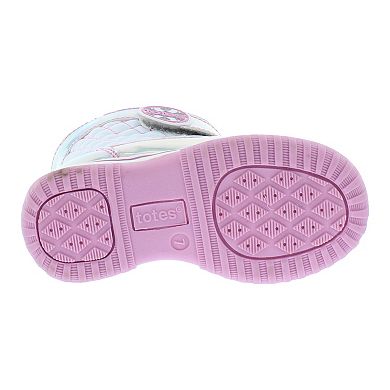 totes Galactica Toddler Girls' Waterproof Snow Boots