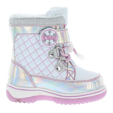 totes Galactica Toddler Girls' Waterproof Snow Boots