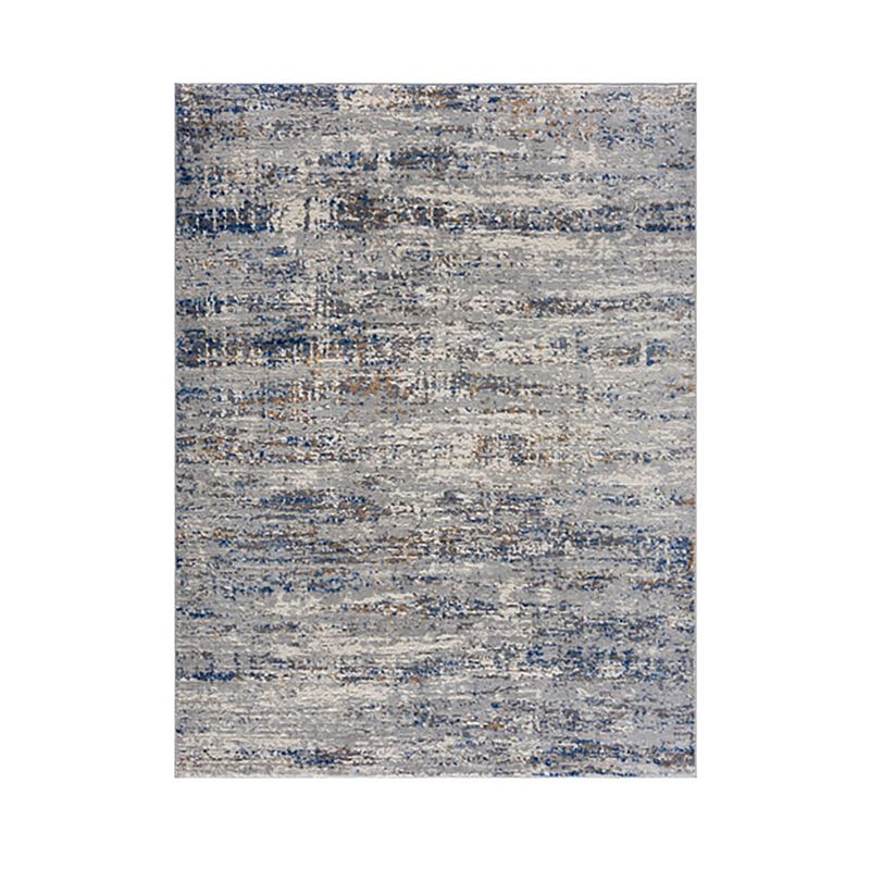 Madison Park Marie Abstract Soft Area Rug, Blue, 3X7 Ft