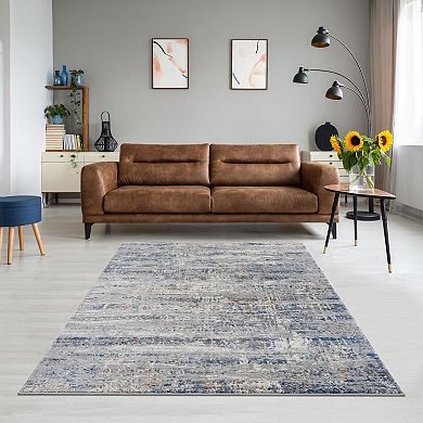 Madison Park Marie Abstract Soft Area Rug