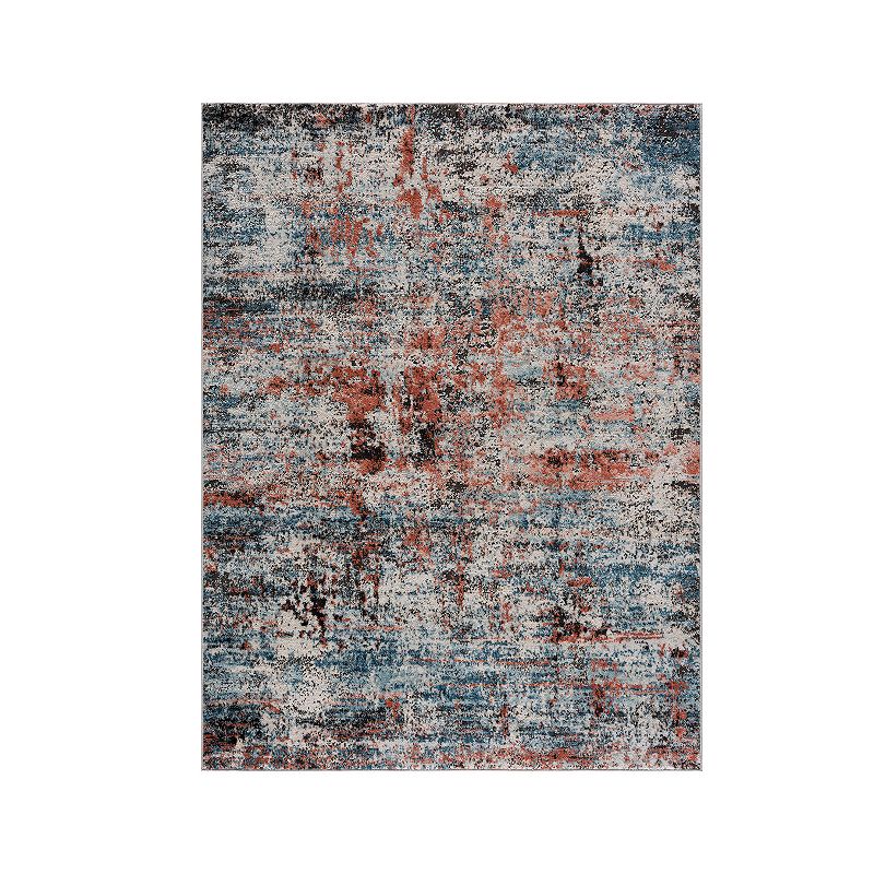 Madison Park Amelia Machine Woven Abstract Area Rug, Multicolor, 5X7 Ft