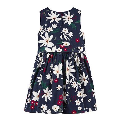 Baby & Toddler Girls Carter's Floral Sateen Dress