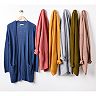 Women's Sonoma Goods For Life® Favorite Long Sleeve Cardigan