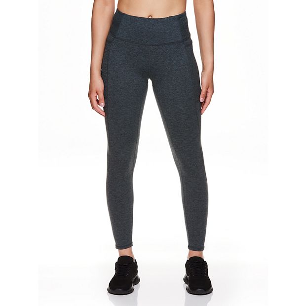 Women's Gaiam Momentum Marled Ribbed High-Waisted Leggings