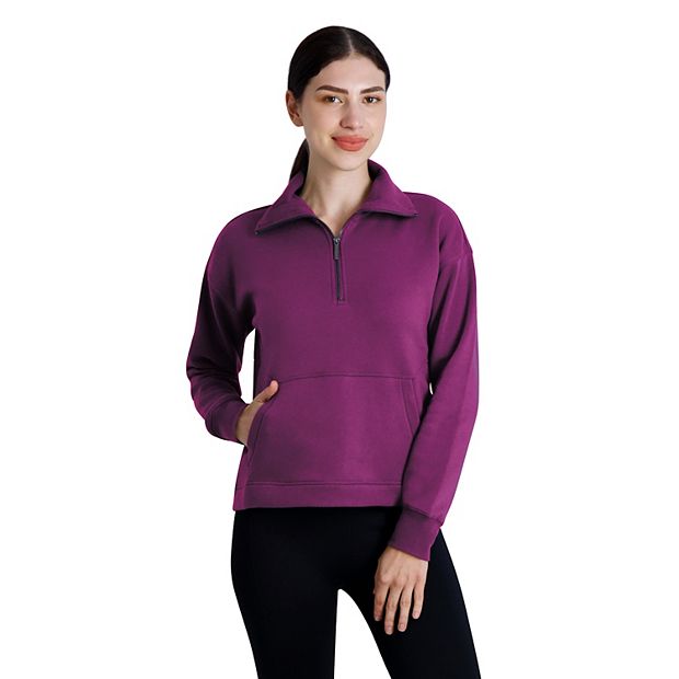 GAIAM Purple Athletic Sweatshirts for Women