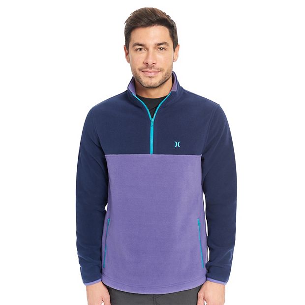 Essentials Men's Quarter-Zip Polar Fleece Jacket