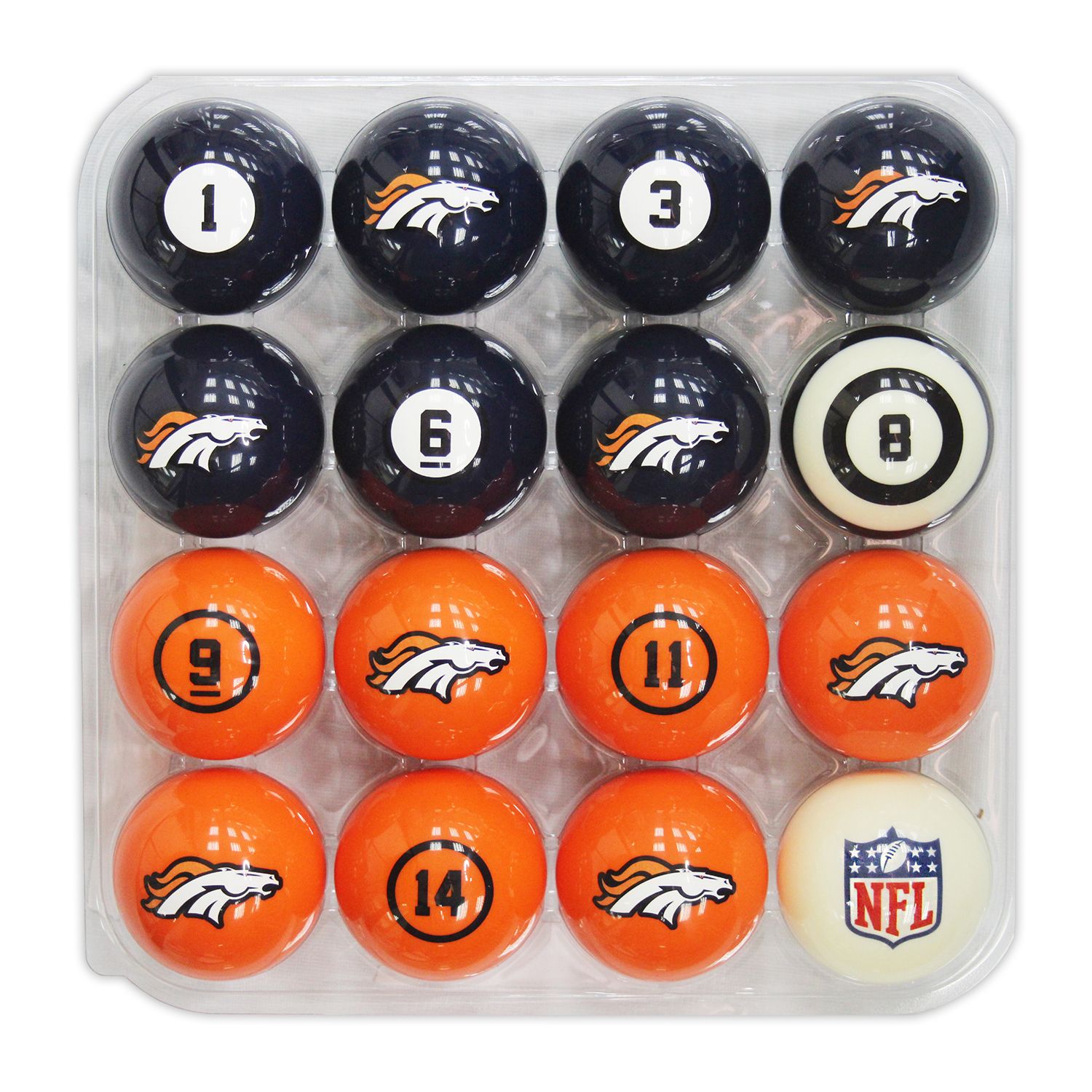 Seattle Seahawks Billiard Ball Set