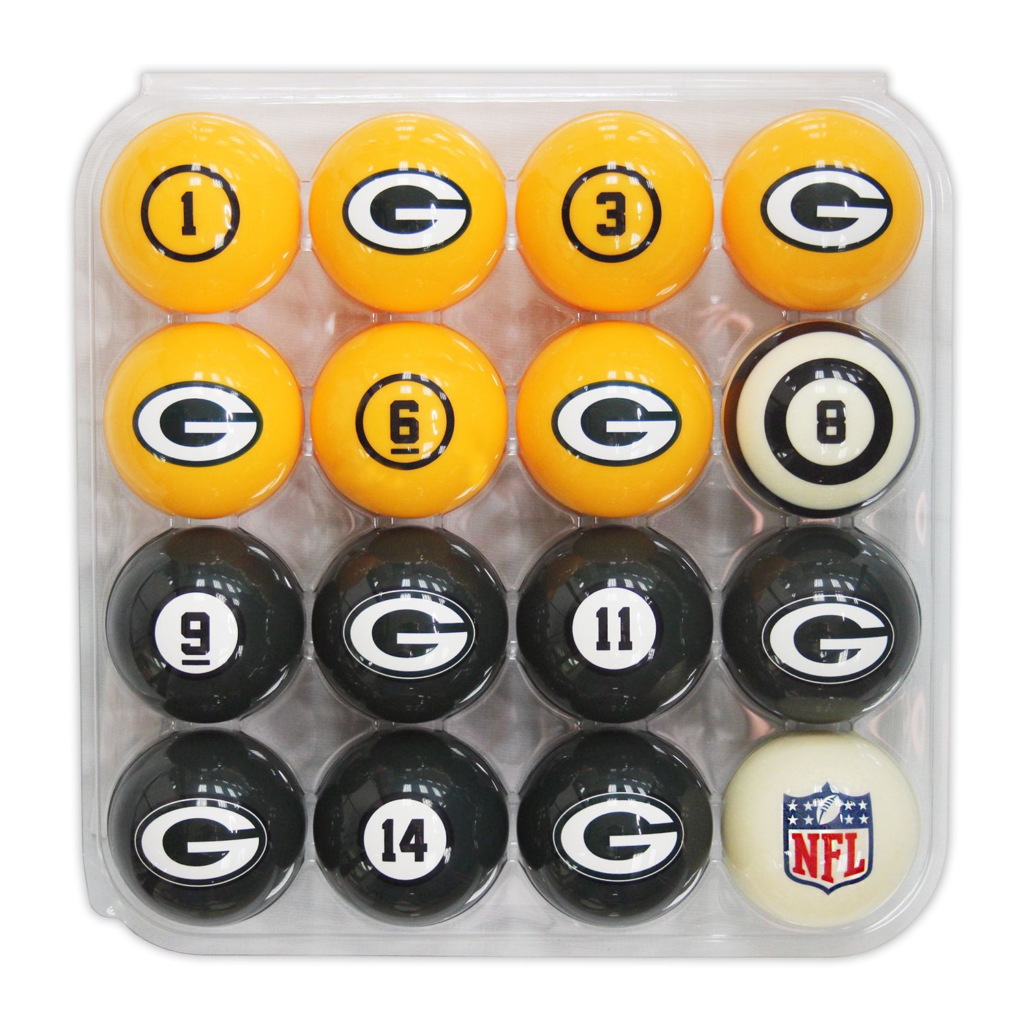 New England Patriots Billiard Balls With Numbers For Sale